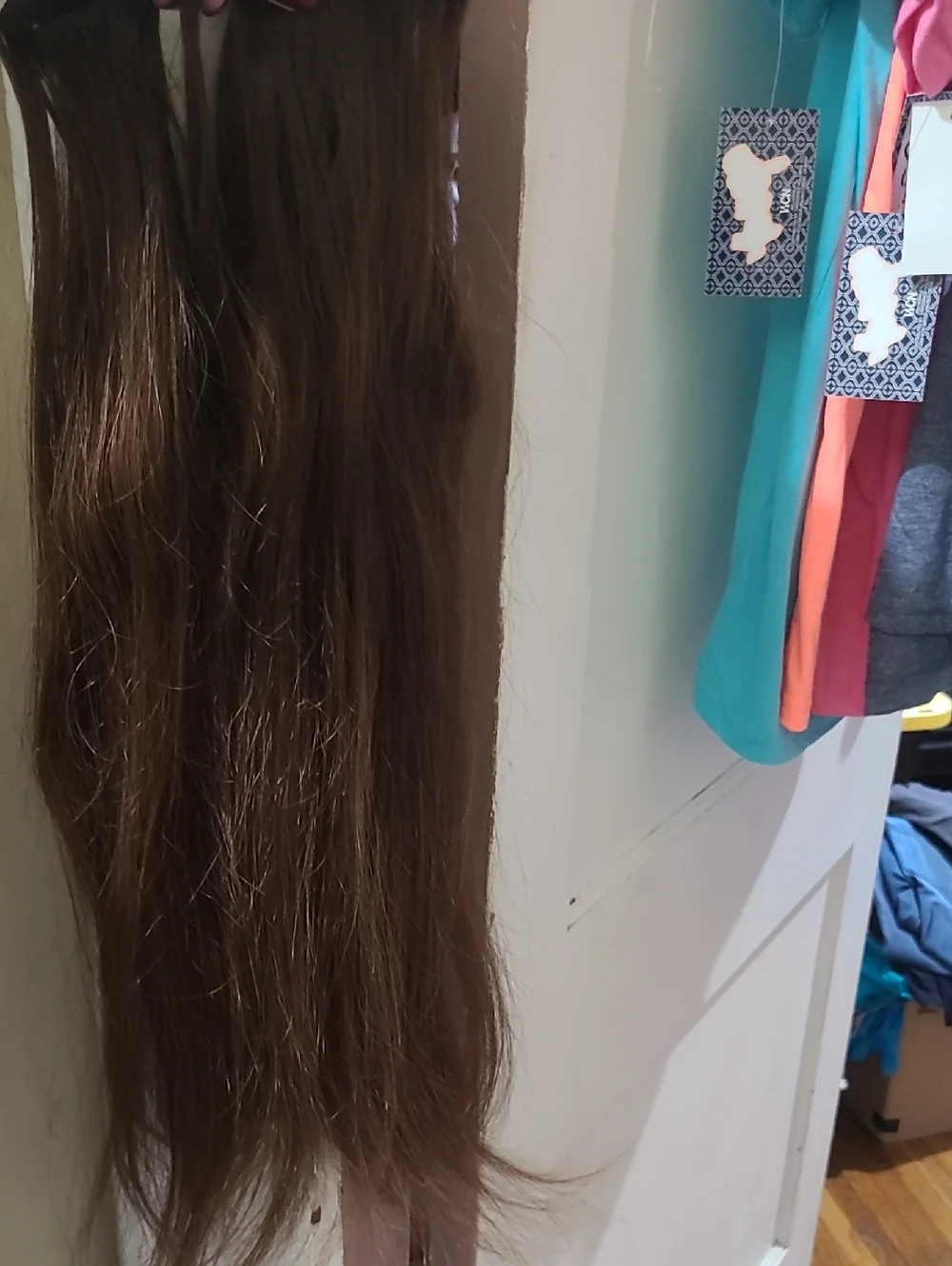 Chocolate  Brown Clip-In Hair Extensions - Women Hair
